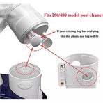 Filter Bag Replace Zipper Filter Bag Compatibel for 280 480 Pool Vacuum Cleaner Pool Cleaning Tool Accessories