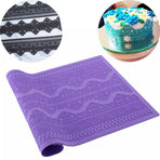 Silicon Baking Mat Sheet Pastry Baking Tool Reusable Cake Lace Mat Decorative Molds for Pudding Pastry