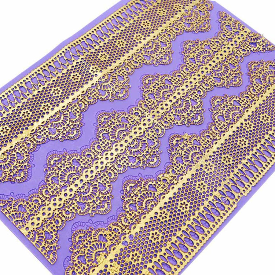 Silicon Baking Mat Sheet Pastry Baking Tool Reusable Cake Lace Mat Decorative Molds for Pudding Pastry