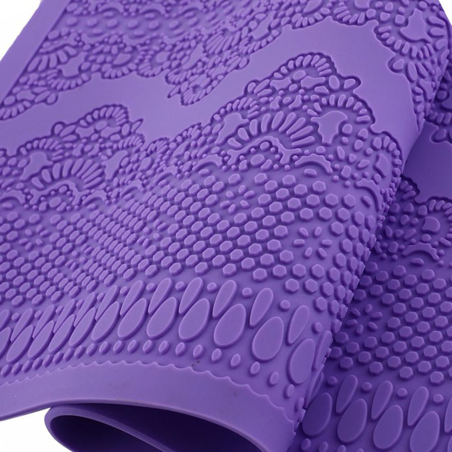 Silicon Baking Mat Sheet Pastry Baking Tool Reusable Cake Lace Mat Decorative Molds for Pudding Pastry