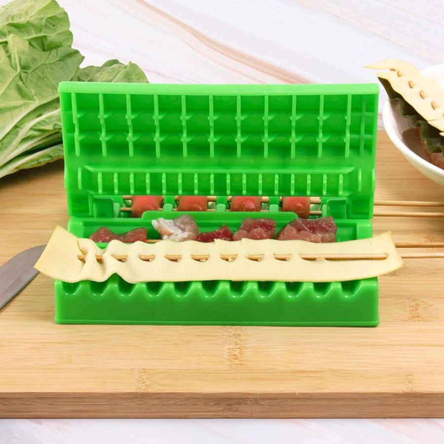 Manual Meat Skewer Barbecue Wear String Tool Multifunctional Barbecue Accessory