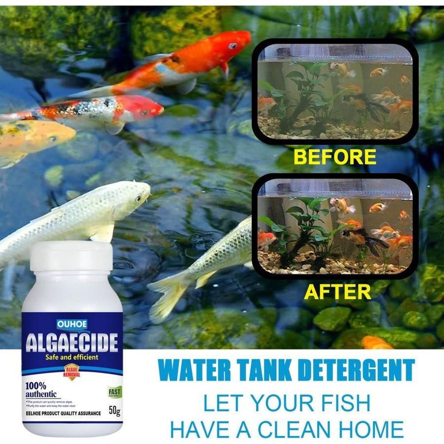 50g Aquarium Algaecide Algae Control Moss Remover for Pond Fish Tank