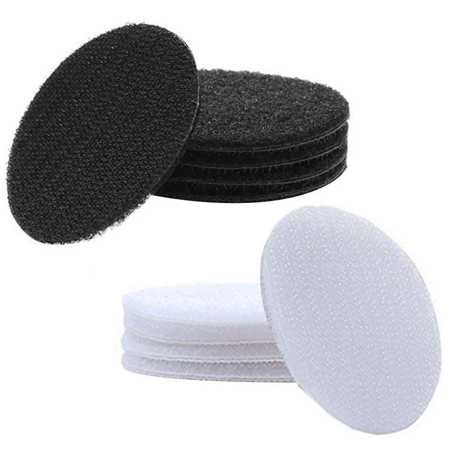 10 Pairs Fixed Tapes Round Dot Hook and Loop Adhesive Tapes for Fixing Household Bedclothes Sofa Cushion Carpet