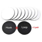 10 Pairs Fixed Tapes Round Dot Hook and Loop Adhesive Tapes for Fixing Household Bedclothes Sofa Cushion Carpet