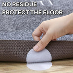 10 Pairs Fixed Tapes Round Dot Hook and Loop Adhesive Tapes for Fixing Household Bedclothes Sofa Cushion Carpet
