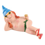 Garden Goblin Art Decoration Funny Elf Statue Resin Dwarf Naughty Garden Statue for Home Garden Decoration