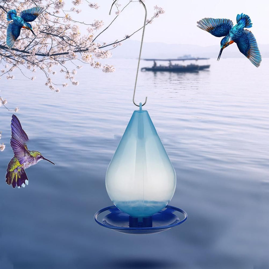 Bird Feeder Hanging Hummingbird Water Feeding Device Garden Wild Bird Drinking Fountain Feeding Station Food Container