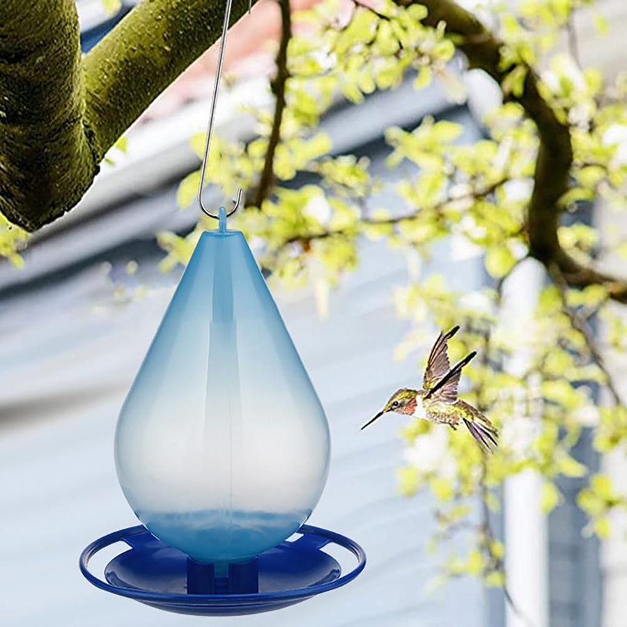 Bird Feeder Hanging Hummingbird Water Feeding Device Garden Wild Bird Drinking Fountain Feeding Station Food Container