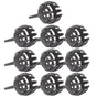 10 Pieces Bonsai Fertilizer Box Automatic Planting Fertilizers Baskets Plastic Claw Shaped Fertilization Control Container