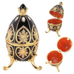 Easter Egg Metal Box Ornament Diamante Egg Ornament Jewelry Box Exquisite Easter Egg Metal Craft