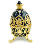 Easter Egg Metal Box Ornament Diamante Egg Ornament Jewelry Box Exquisite Easter Egg Metal Craft