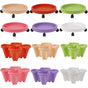Flower Pot Tray with Wheels Wheeled Planter Saucer Tray Potted Flower Pot Tray for Indoor Outdoor