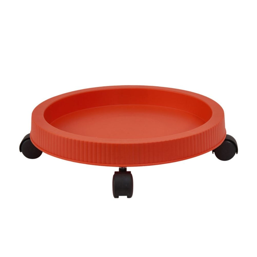 Flower Pot Tray with Wheels Wheeled Planter Saucer Tray Potted Flower Pot Tray for Indoor Outdoor