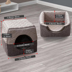 Pet Nest Semi Enclosed Cat House Pet Room Pet Cat Sleeping Nest Four Seasons Home Window Sleeping Bed