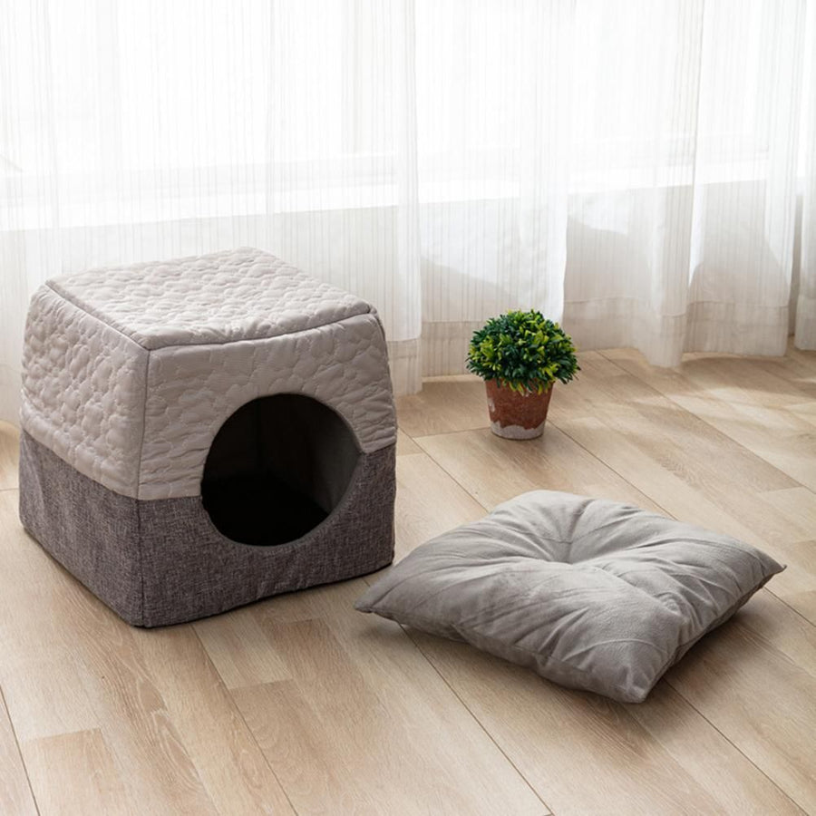 Pet Nest Semi Enclosed Cat House Pet Room Pet Cat Sleeping Nest Four Seasons Home Window Sleeping Bed