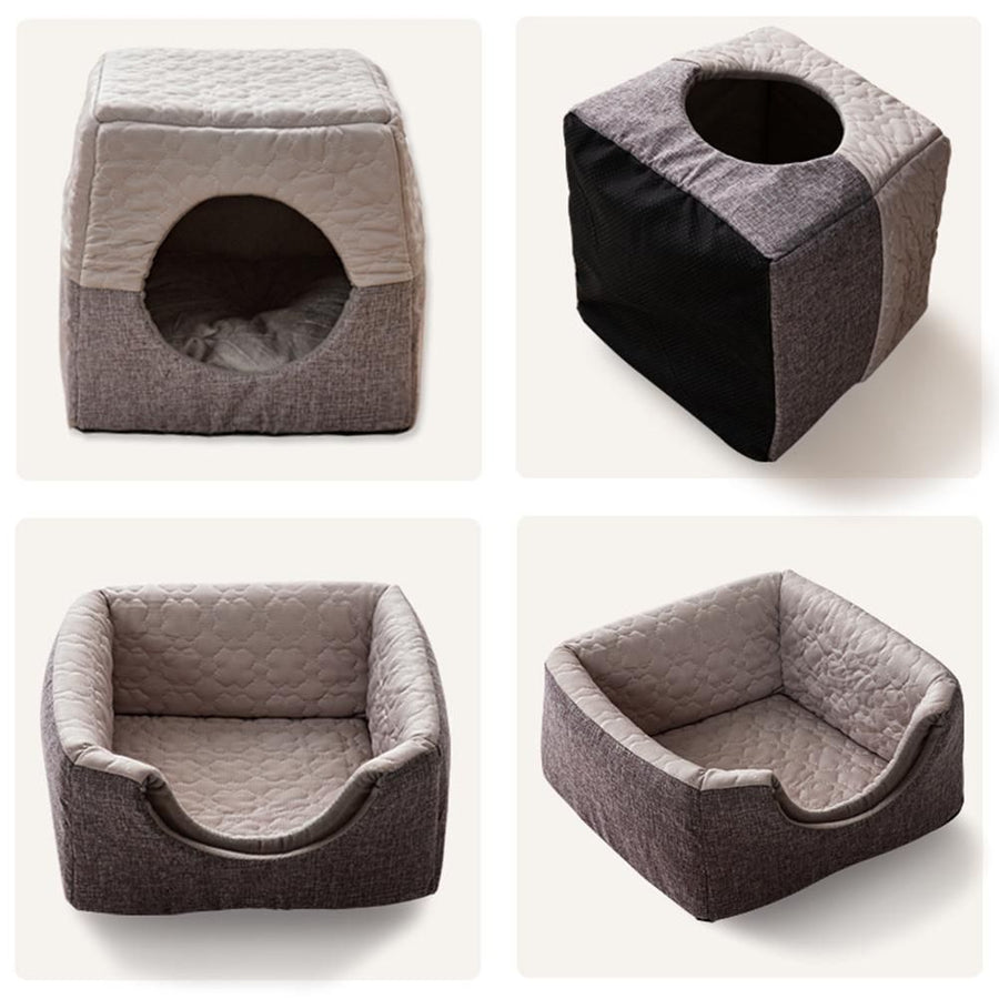 Pet Nest Semi Enclosed Cat House Pet Room Pet Cat Sleeping Nest Four Seasons Home Window Sleeping Bed