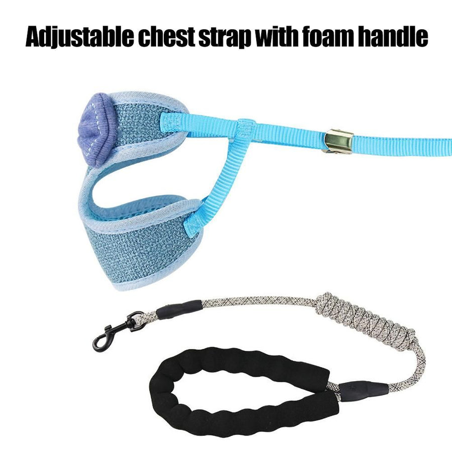 Cat Leash Harness Set Adjustable Bowknot Vest Type Cat Traction Rope Pet Supplies