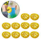 10PCS Bee Trap Flower Shaped Insect Catcher Bee Catcher Hanging Yellow Funnel Trap