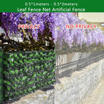 Artificial Ivy Fence Screen Artificial Hedges Fence and Artificial Leaf Screening Roll Decoration for Outdoor Decor Garden