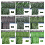 Artificial Ivy Fence Screen Artificial Hedges Fence and Artificial Leaf Screening Roll Decoration for Outdoor Decor Garden