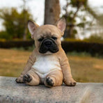 French Bulldog Statue Dog Figurine Resin Ornament for Outdoor Or Indoor Decor