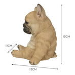 French Bulldog Statue Dog Figurine Resin Ornament for Outdoor Or Indoor Decor