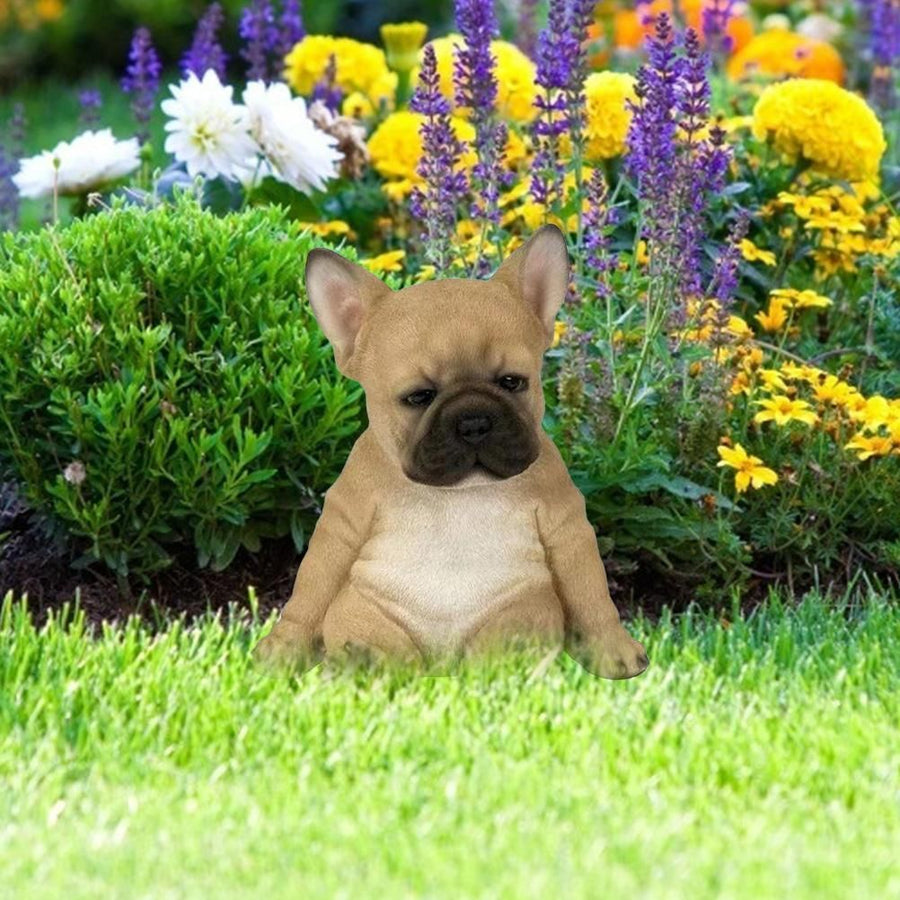 French Bulldog Statue Dog Figurine Resin Ornament for Outdoor Or Indoor Decor