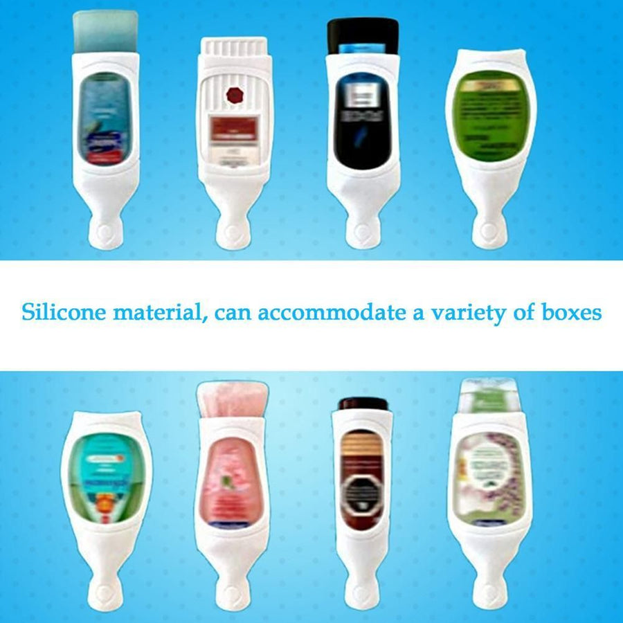 Wall Mounted Shower Dispenser Cover Silicone Sleeve Bathroom Organizer Shampoo Pump Shampoo Squeezing Bottle Cover