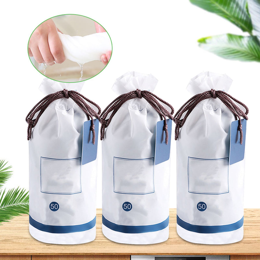 3 Bags Disposable Compressed Face Towel Portable Soft Cotton Face Cleaning Towel