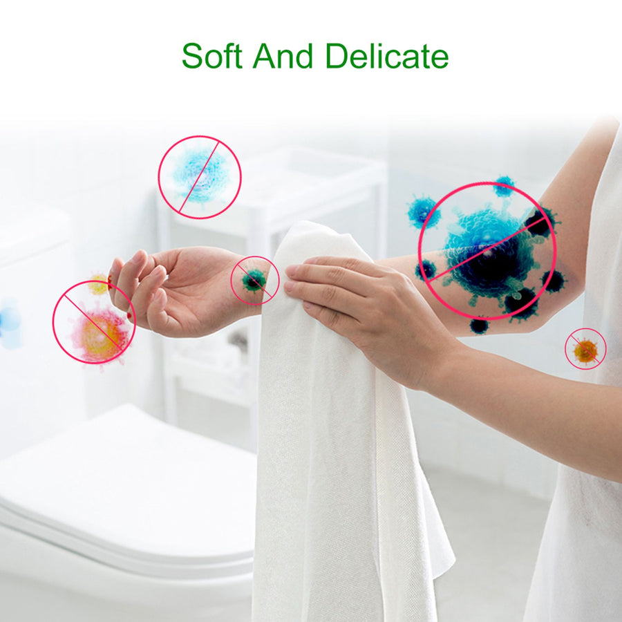 3 Bags Disposable Compressed Face Towel Portable Soft Cotton Face Cleaning Towel