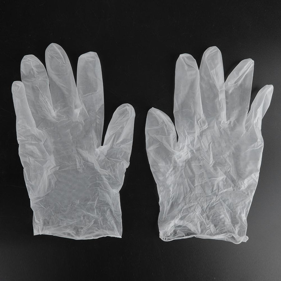 100pcs Disposable Latex Gloves Punch Resistant Protective Hands ProtectionS