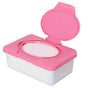 Home Napkin Storage Box Wipes Holder Box Plastic Wet Tissue Case Organizer with Lid
