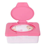 Home Napkin Storage Box Wipes Holder Box Plastic Wet Tissue Case Organizer with Lid