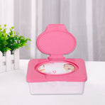 Home Napkin Storage Box Wipes Holder Box Plastic Wet Tissue Case Organizer with Lid