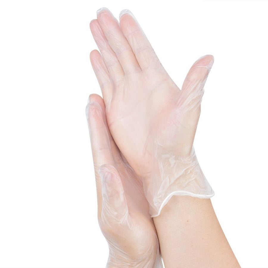 100pcs / box Disposable Gloves PVC Protective Gloves for Workplace OutdoorM