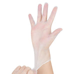 100pcs / box Disposable Gloves PVC Protective Gloves for Workplace OutdoorM