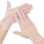 100pcs / box Disposable Gloves PVC Protective Gloves for Workplace OutdoorM