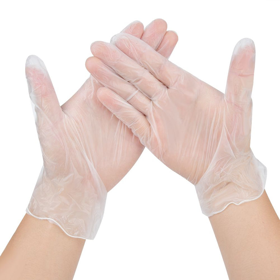 100pcs / box Disposable Gloves PVC Protective Gloves for Workplace OutdoorM
