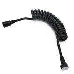 2m Copper Cap Bidet Shower Hose Flexible Retractable Spring Shower Hose Accessory