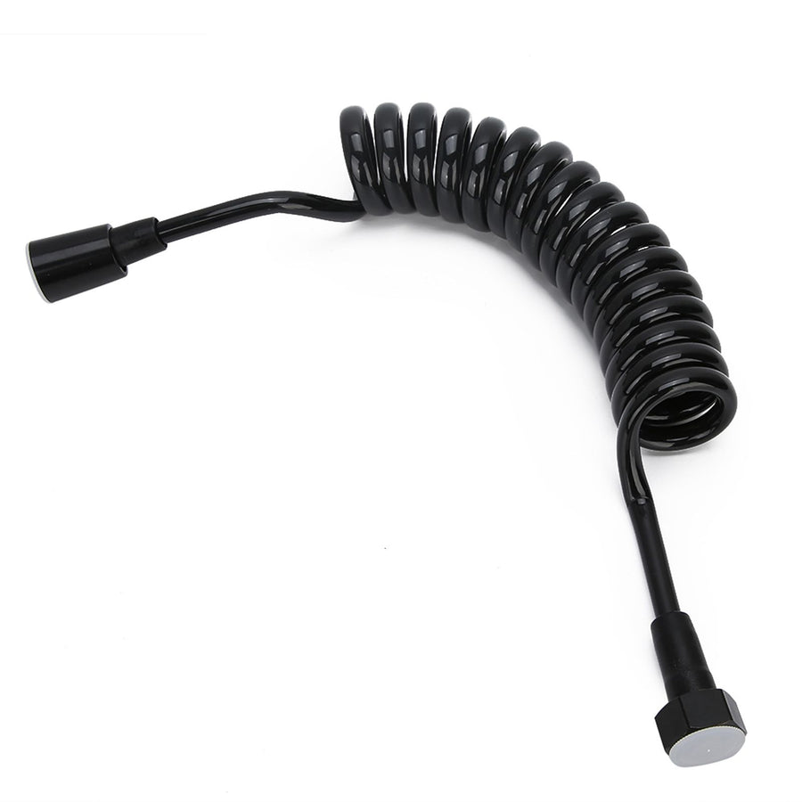 2m Copper Cap Bidet Shower Hose Flexible Retractable Spring Shower Hose Accessory