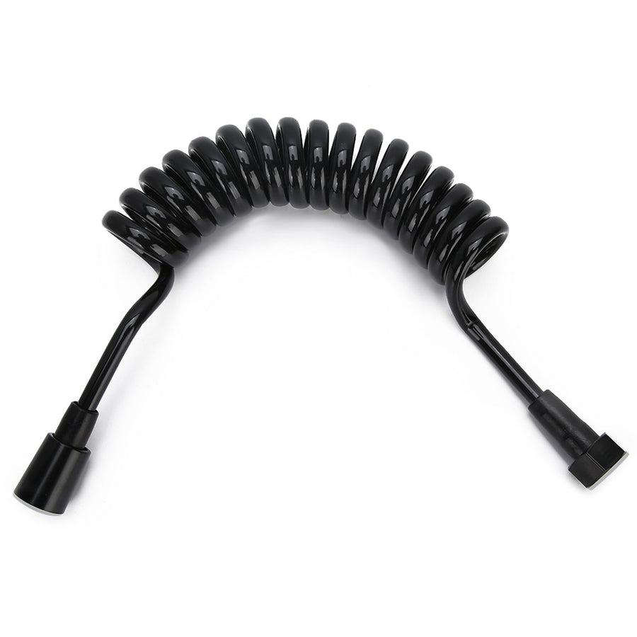 2m Copper Cap Bidet Shower Hose Flexible Retractable Spring Shower Hose Accessory
