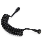 2m Copper Cap Bidet Shower Hose Flexible Retractable Spring Shower Hose Accessory