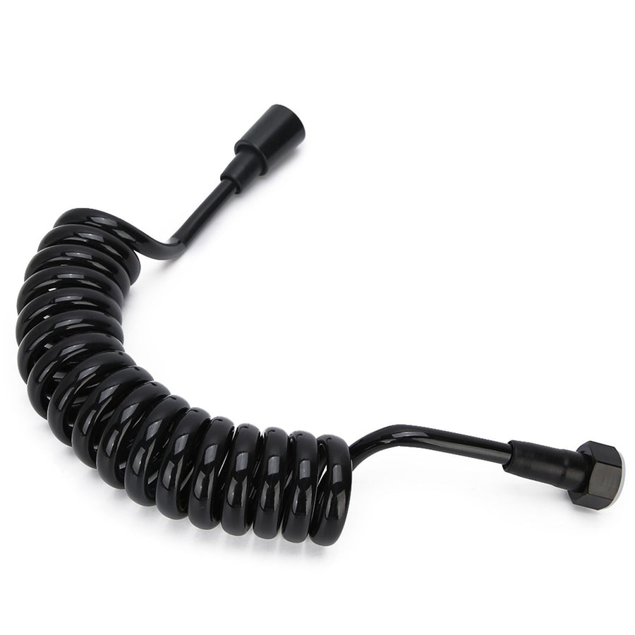 2m Copper Cap Bidet Shower Hose Flexible Retractable Spring Shower Hose Accessory