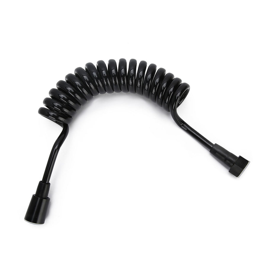 2m Copper Cap Bidet Shower Hose Flexible Retractable Spring Shower Hose Accessory