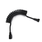 2m Copper Cap Bidet Shower Hose Flexible Retractable Spring Shower Hose Accessory