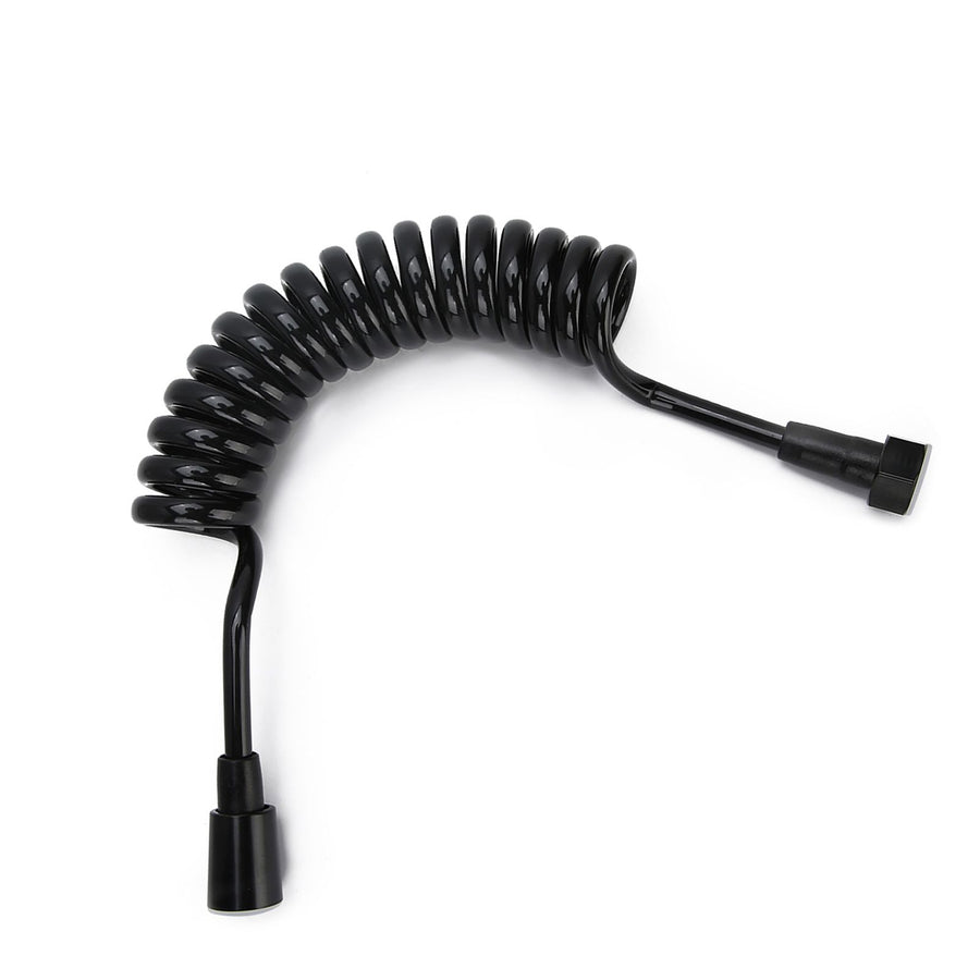 2m Copper Cap Bidet Shower Hose Flexible Retractable Spring Shower Hose Accessory