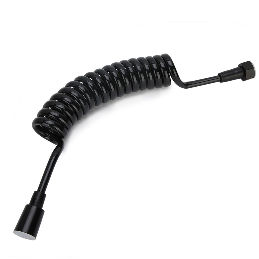 2m Copper Cap Bidet Shower Hose Flexible Retractable Spring Shower Hose Accessory