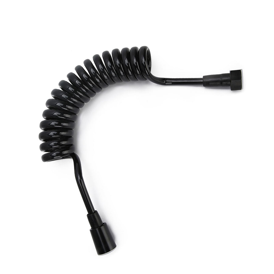 2m Copper Cap Bidet Shower Hose Flexible Retractable Spring Shower Hose Accessory