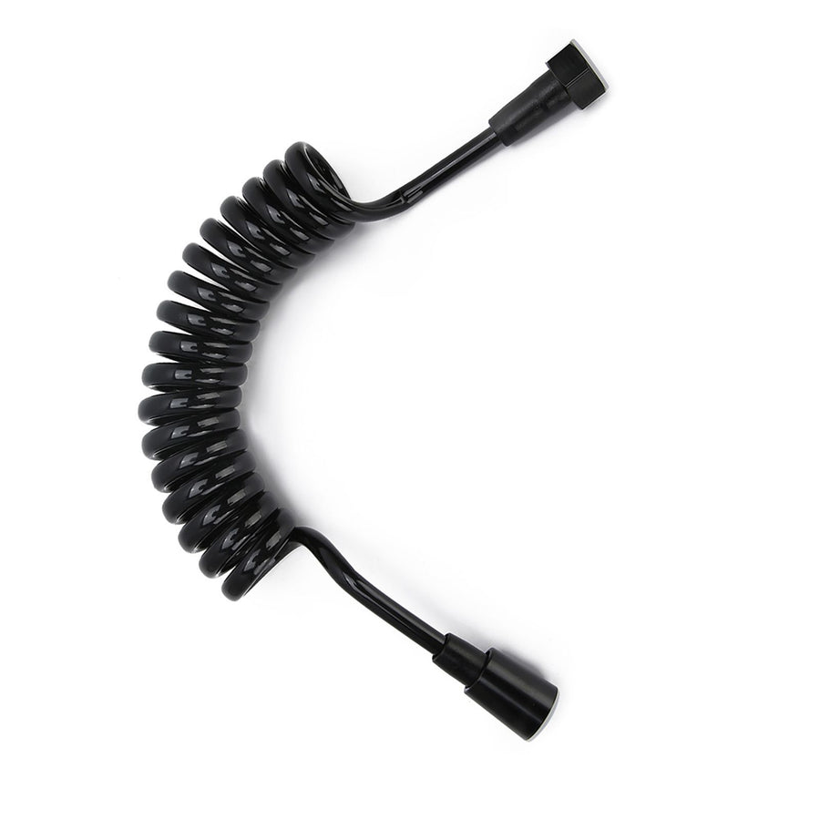 2m Copper Cap Bidet Shower Hose Flexible Retractable Spring Shower Hose Accessory