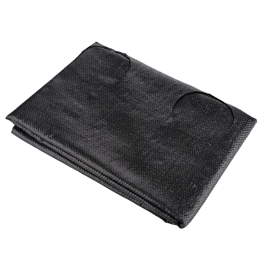 4pcs Weed Barrier Landscape Fabric with 2.95in Planting Holes Weed Control Garden Barrier Mat 3.28x11.81ft